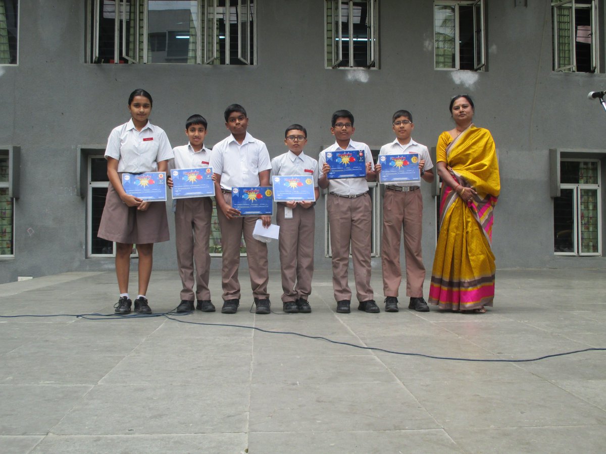 PiCirql's tweet photo. Huge congratulations to the school team #mathmavens from CMR National Public School for winning 2nd place in Round 4 #ClashofPi https://t.co/K7XAiIjBg0