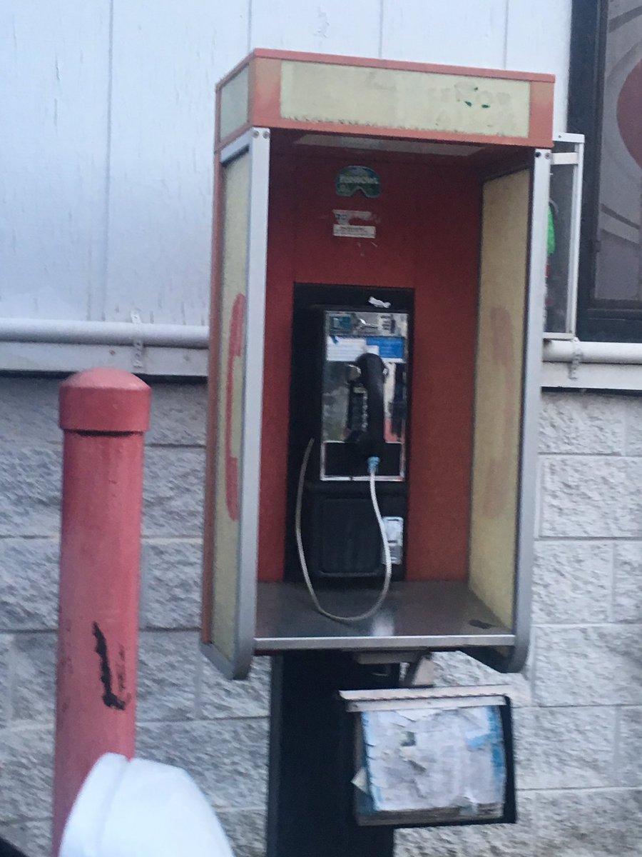 alanpmitchell's tweet image. The endangered pay phone!