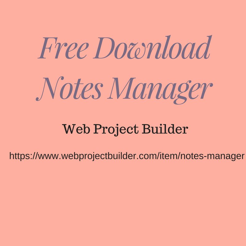 webprojectbuild's tweet image. Free NOTES MANAGER - Free PHP Script
A simple but powerful PHP script
webprojectbuilder.com/item/notes-man…
#Notesmanager #phpscripts #webprojectbuilder
