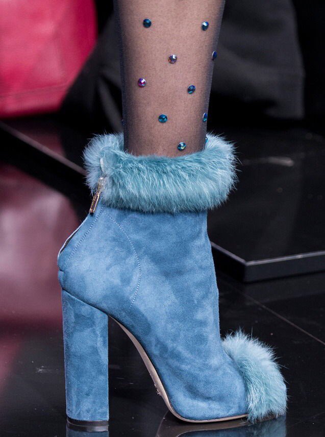 thecatwalkit's tweet image. Elie Saab shoes, FW17.