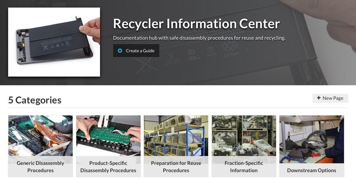 Over 1000 end-life device instructions are available in the RIC Platform. Learn more about it: closeweee.eu/closeweee-news…