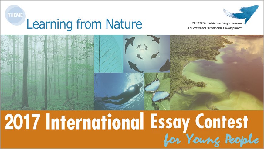 The Old Man And The Sea Essay Unesco On Twitter Interested In Sustainabilitywriting Participate In Youth Essay Contest Learning From Nature Httpstcolywpyq Gapesd Example Of An Descriptive Essay also Memo Essay Example Unesco On Twitter Interested In Sustainabilitywriting Having Our Say Essay