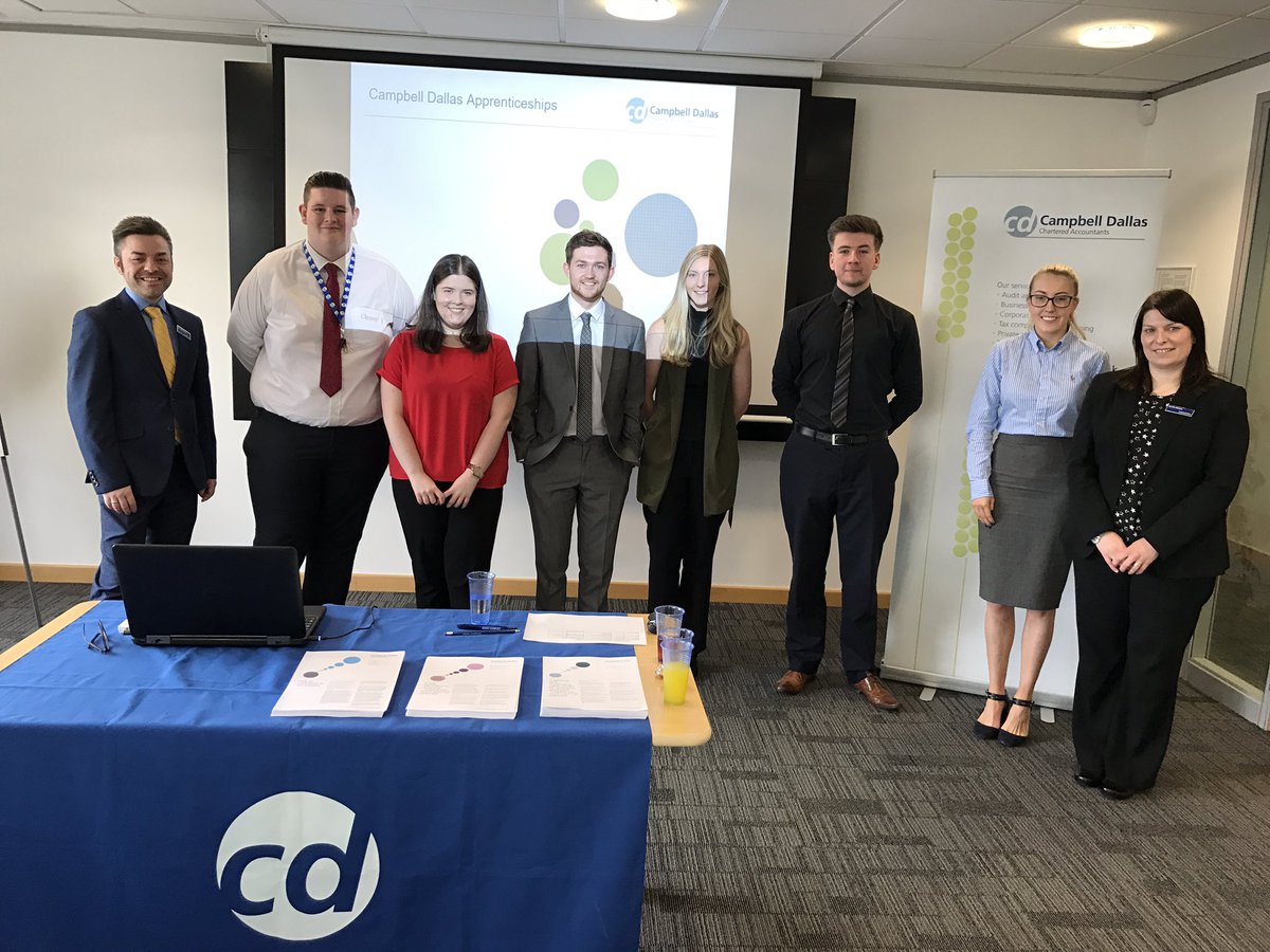 CampbellDallas's tweet photo. To mark the beginning of #ScotAppWeek17 we invited pupils and teachers to learn about our work-based #learning routes for  school leavers. https://t.co/z678tK8BFG