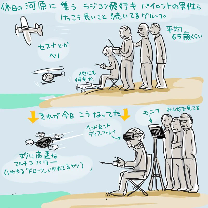 近所の河原のラジコングループが時流に乗ってサイバーな感じになるｗｗｗ