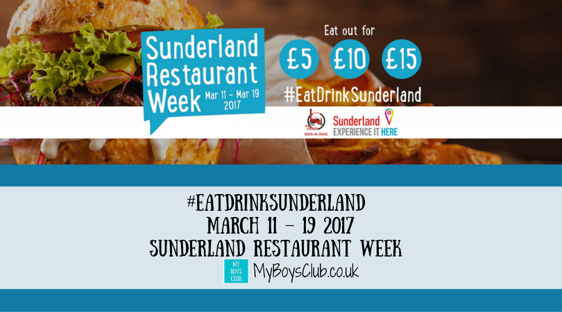 #SunderlandRestaurantWeek is later this week. Read our preview 4 what's on offer #EastDrinkSunderland
myboysclub.co.uk/2017/03/sunder… #nebloggers