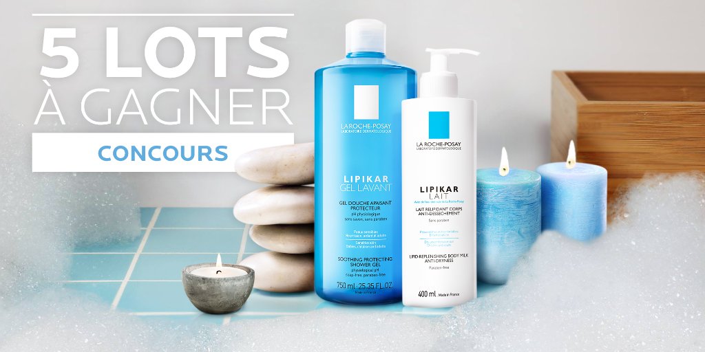 LaRochePosayFR's tweet photo. #CONCOURS RT + follow pour tenter de remporter l'un des 5 lots de produits #Lipikar mis en jeu ! https://t.co/0pdKciQVks