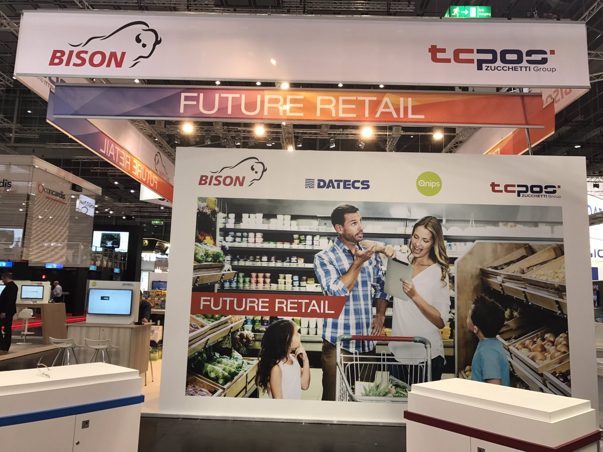 The second day #euroshop2017 will start soon. Come and visit us! Hall E6 C45. @TCPOSGermany @TCPOS @Zucchetti_GmbH @bisongruppe