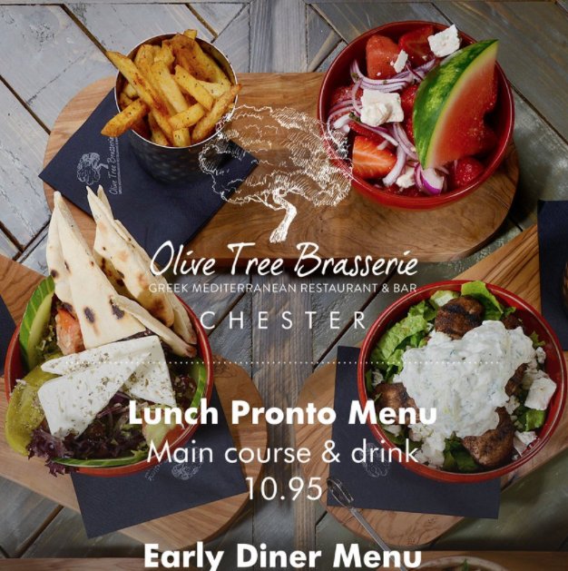 OliveTBChester's tweet photo. Get through Monday morning with thoughts of enjoying Lunch Pronto with us #mondaymotivation #chesterlunch #greatfood https://t.co/Gcci0R6KqT
