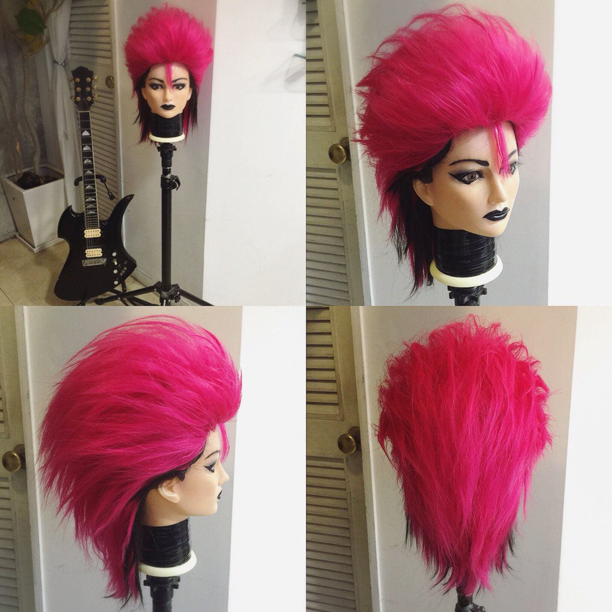 1席のみの美容室 V系ヘアメイク よみ お客様オーダー コスプレ用 ウィッグセット Xjapan Hide Hide With Spread Beaver Hide Wearex コスプレ Cosplay コスプレイヤー Cosplayer