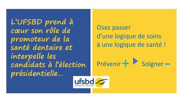 UFSBD's tweet photo. L'UFSBD interpelle les candidats : Osons la santé bucco-dentaire pour tous #santé #moipatient #Presidentielle2017 https://t.co/AyuPKCtAAN