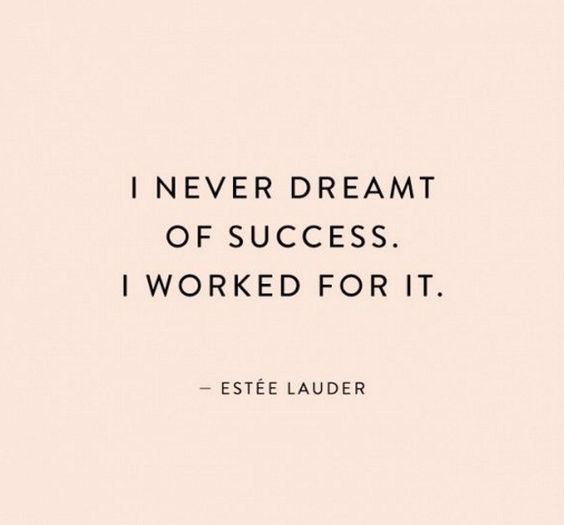 SandraBPinnock's tweet photo. “I never dreamed about success. I worked for it.” - Estée Lauder

#mondaymotivation 
#leadership https://t.co/qum0u1fxoO