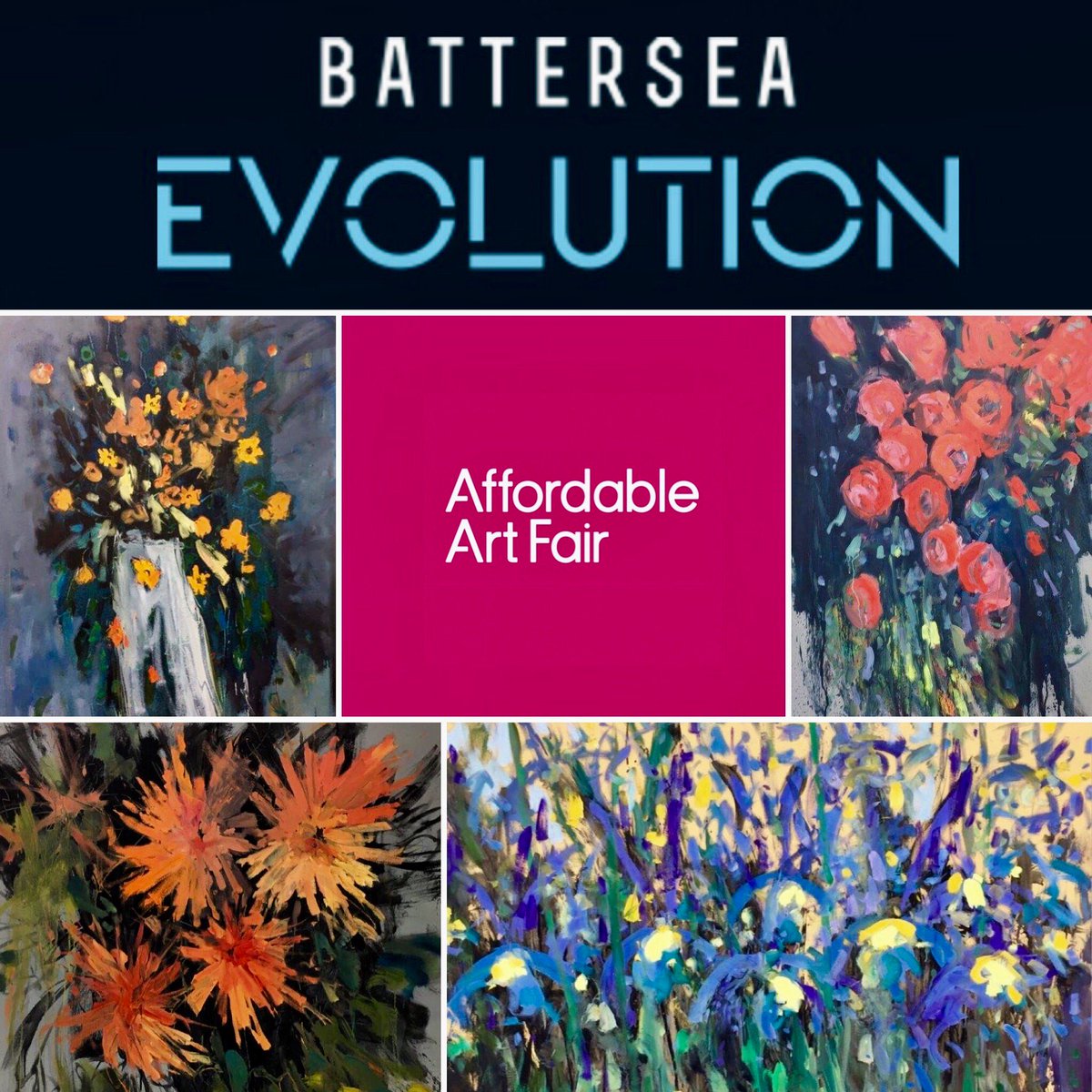 makinnear's tweet photo. Visit @BatterseaEvo from Thursday for the @AAFLondon where new works from #ThePaintedGarden will be on show with @IonaHouseArt https://t.co/Dy5i6vnfJO