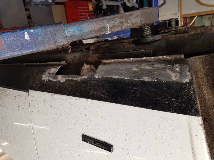 classicandretro's tweet photo. Busy week @ @classicandretro to start a Ferrari 308 repairs started to the inner&amp; outer sill #Ferrari https://t.co/5ADoaLB4k1