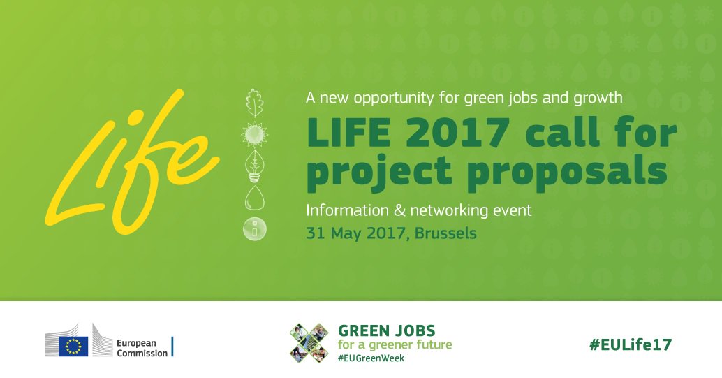 EUgreenresearch's tweet image. Looking for funding for #greentech, #EcoInnovation? Join the #LIFE_Programme info day 31 May europa.eu/!tj68DR #EULife17 #EUGreenWeek