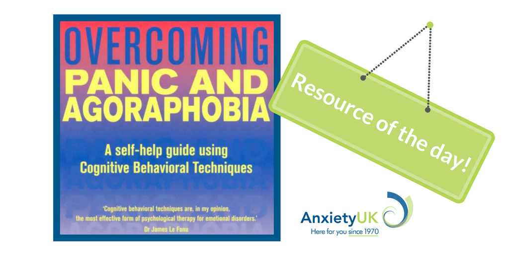 AnxietyUK's tweet photo. #SelfHelp guide to using #CBT to cope with #panic and #agoraphobia - order a copy https://t.co/vB4NoOPS21 #MondayMotivation https://t.co/jnVvT9ruBH