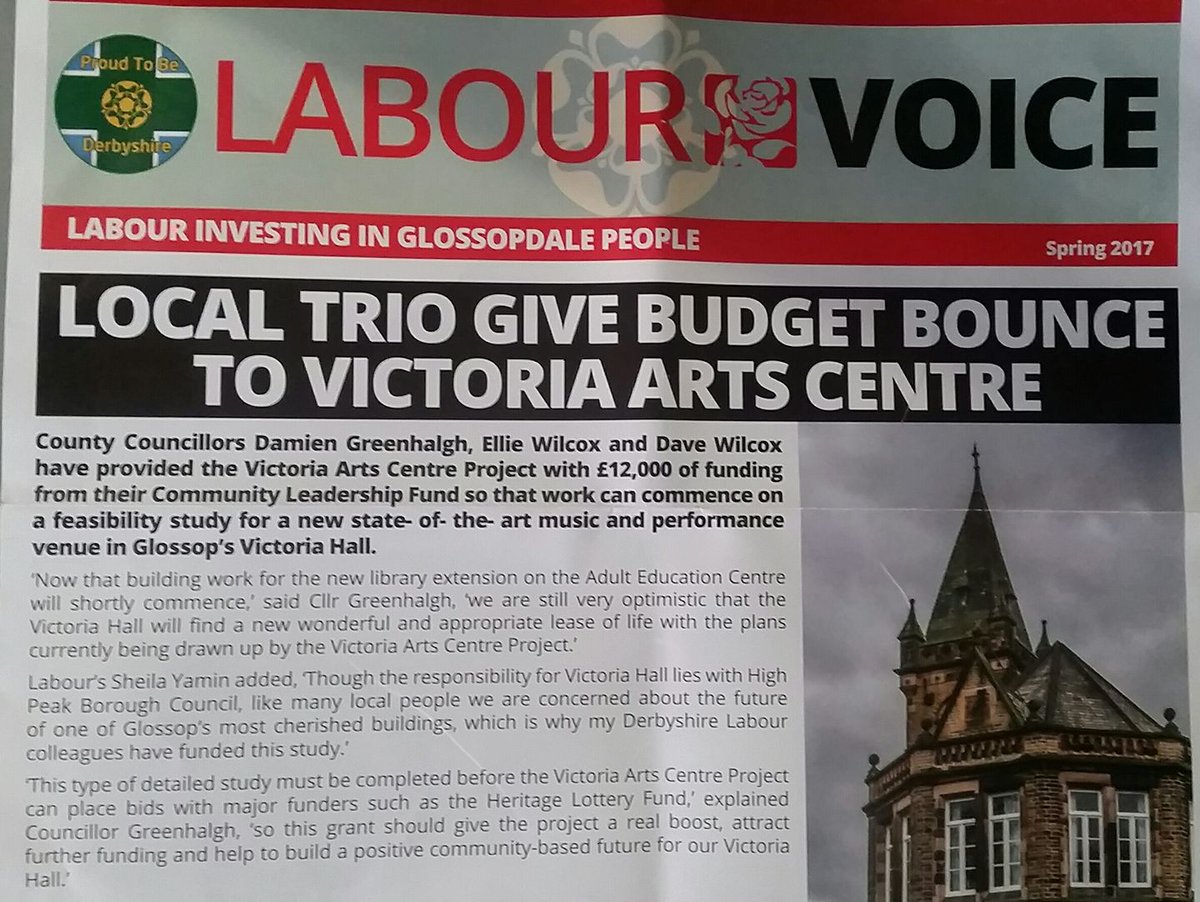 The <a href="/GlossopdaleLab/">Glossopdale Labour</a> Voice newsletter has shared the news about the funding boost for our feasibility study.