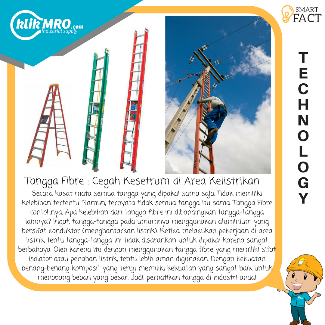 klikmro's tweet photo. #SmartFact dari KlikMRO!
Jangan Salah pilih tangga! Baca ini terlebih dahulu
#technology #TechnoLounge #Facts https://t.co/WBJrmCxJyZ