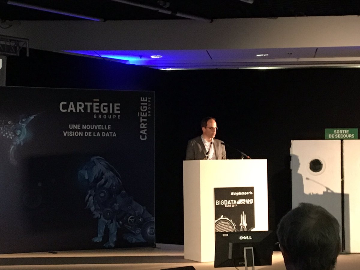 IDAIA_Group's tweet image. S.LIENERE, directeur technique &amp;amp; #innovation @CARTEGIE nous parle de #trustdata et vous donne RDV à l'atelier produit demain en salle B