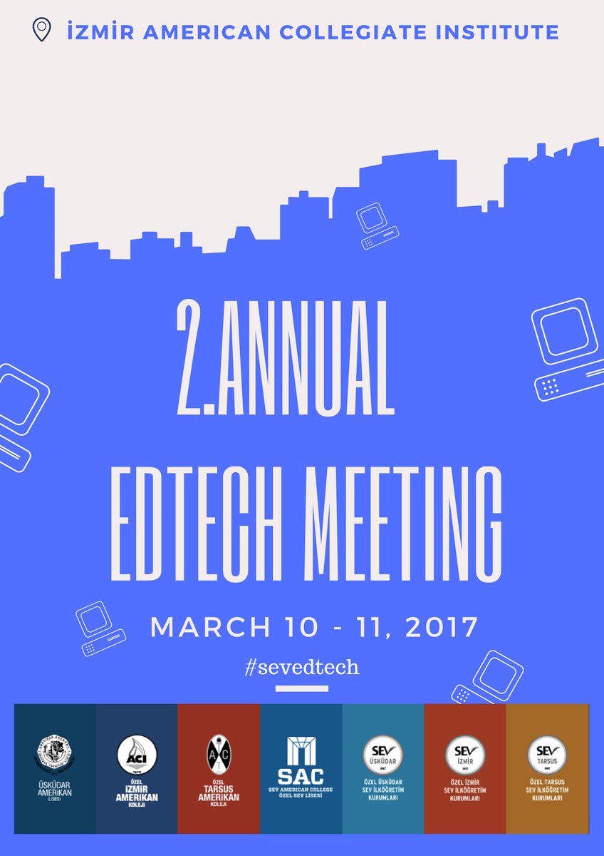 burgencay's tweet photo. @acitweets @izmirSEV Tüm #sevedtech toplanıyoruz. 2. Annual #Edtech Meeting.. https://t.co/SCuPe8viLB