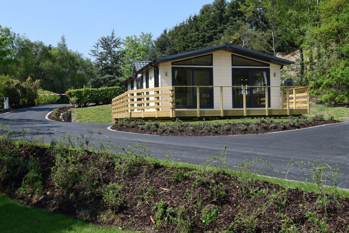 Our Signature 42 Luxury Lodge starting from £99,000.00 complete with decking. Amaing views. Call 01492 59 28 56 for details :)