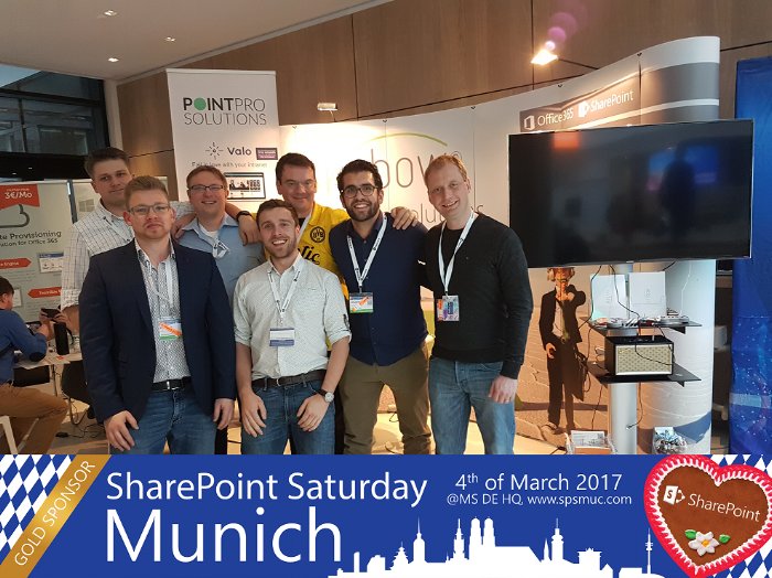 skybow's tweet photo. Thank you for this awesome Weekend you have been a great team! @SPSMUC @adisjugo #deroso #pointpro #SharePoint #forSolutionBuilders https://t.co/HheWYIi9Mn