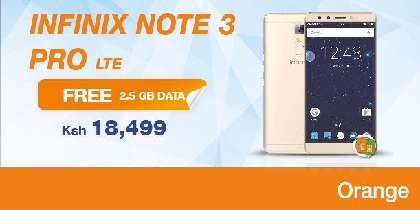 TelkomKenya's tweet image. It's affordable,functional and sleek. Get the @InfinixKenya #Note3Pro at our shops for only KSh.18,499.See: oran.ge/2makSFq