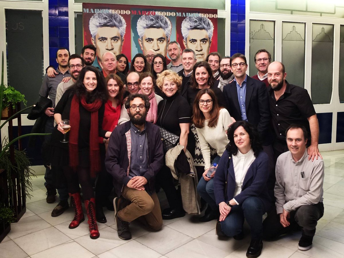 equipazo <a href="/eldeseo/">el deseo</a> y <a href="/bydeluxespain/">Deluxe Spain</a> en la presentación de la retrospectiva de Pedro Almodovar #marzotodoalmodovar,Filmoteca Española #cine