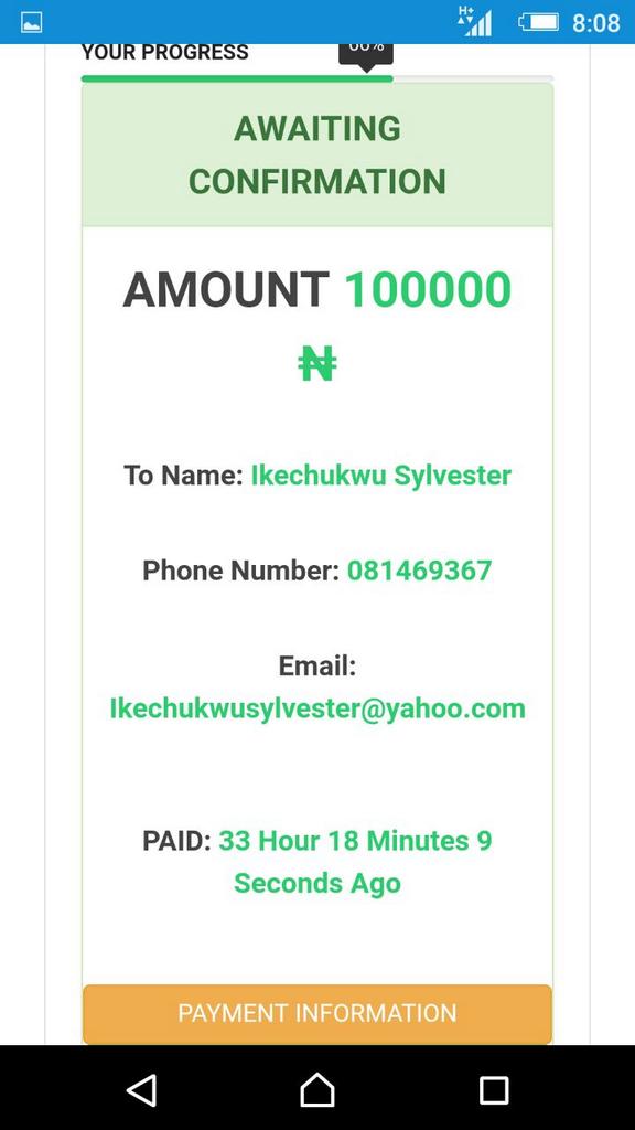Gracyshugar's tweet photo. @justgivers incomplete number.please help I ve used d report button for over a week now.GOD BLESS U OHAKA KINGSLEY https://t.co/HDqHrQQsjs