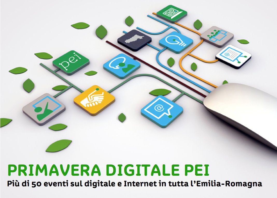 oltre 50 eventi sul mondo di Internet: grazie a <a href="/pane_e_internet/">Pane e Internet</a> in Emilia-Romagna la Primavera è Digitale! paneeinternet.it/public/dettagl…