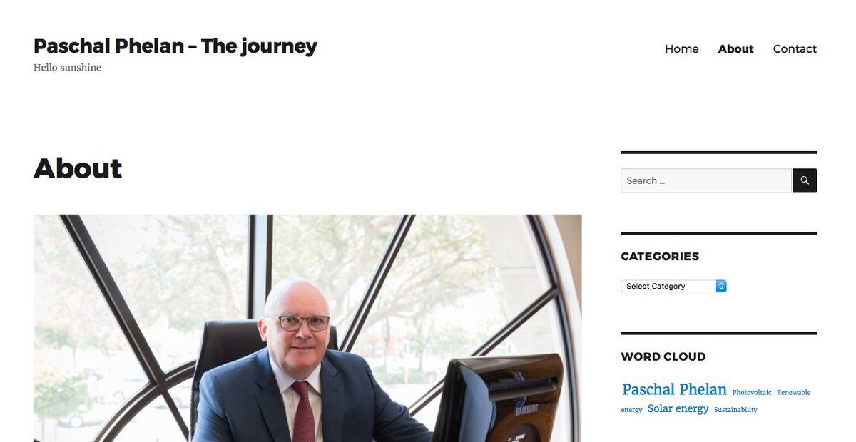 SolarCapitalSA's tweet image. Read @PhelanPaschal's (Solar Capital's Chairman) updates on #renewableenergy via his blog &amp;gt; paschalphelanupdates.wordpress.com #solarpower