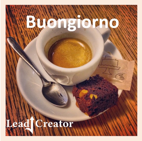 leadcreatorweb's tweet photo. Buongiorno 😉 #LeadCreator https://t.co/1vjTn4NovL