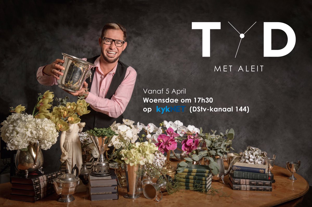 Ons stel bekend, Tyd Met Aleit! Vanaf 5 April op <a href="/kykNETtv/">kykNET TV</a> om 17:30 (DStv-kanaal 144)!
<a href="/AleitSwanepoel/">Aleit Swanepoel</a> 
#TYDMETALEIT #kykNETtv