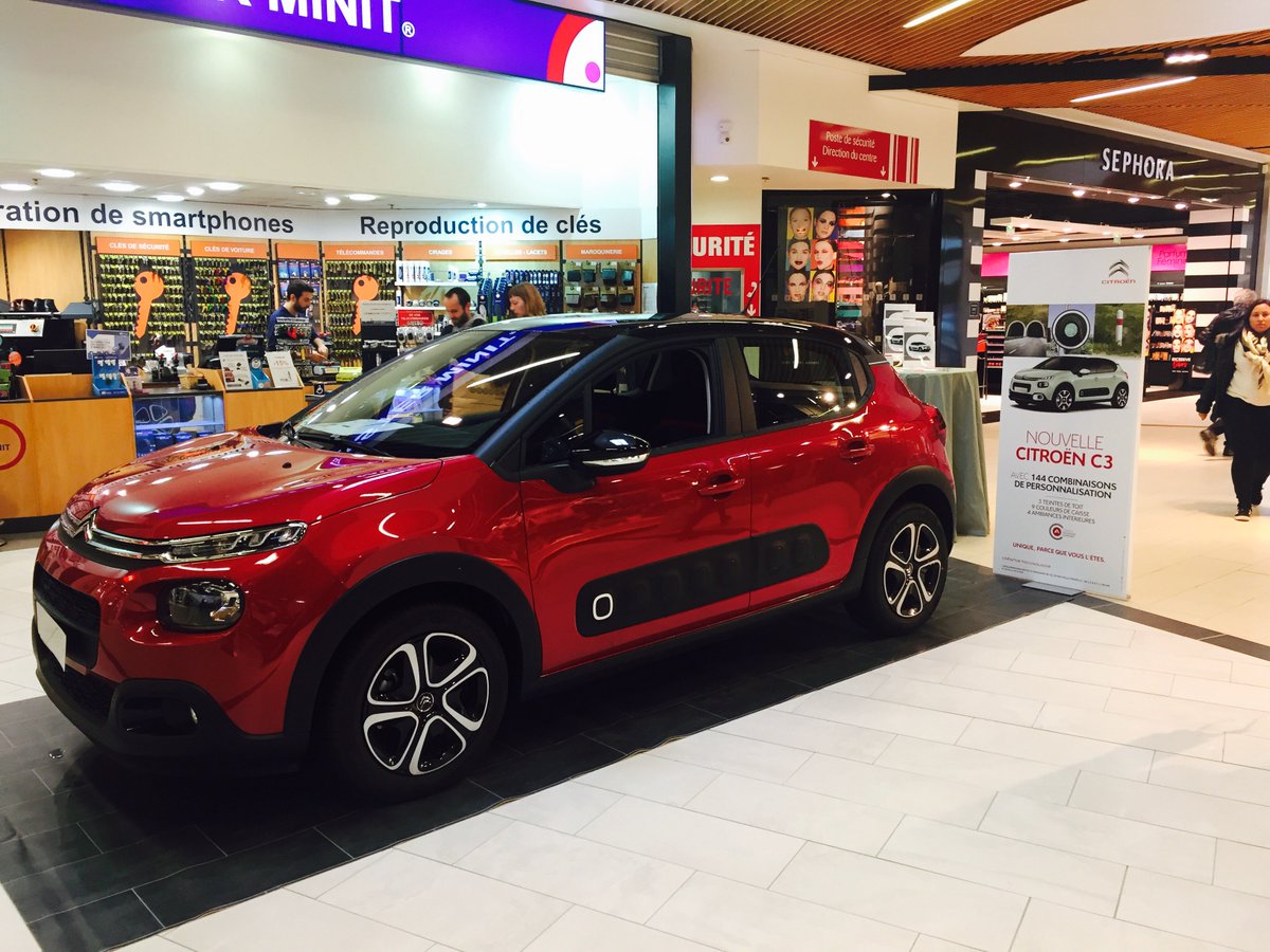 La Nouvelle Citroën C3 est au Pays Basque cette semaine!Centre Commercial <a href="/bab2_l/">BAB2 L'officiel</a>! #groupedallardcotebasque #citroencotebasque #bedifferent