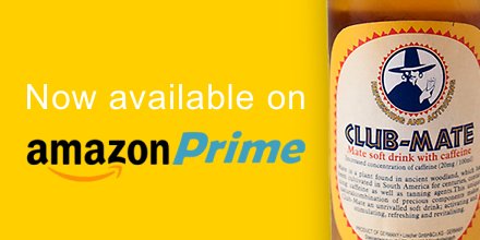 Club Mate Usa Get Mate On Amazon Prime T Co Pakgauvvdw