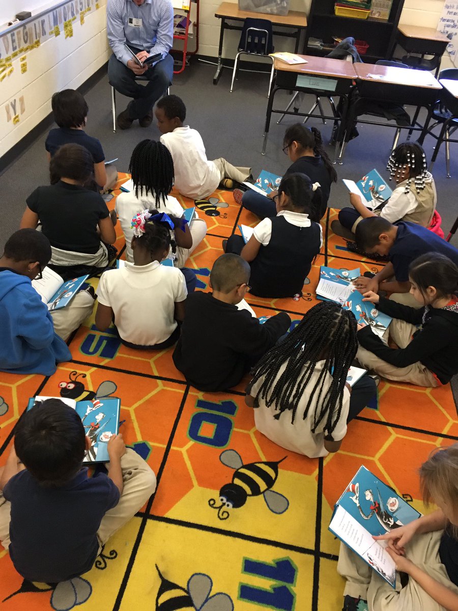 MrsShald's tweet photo. Reading with @WestarEnergy for Dr. Seuss's birthday #spaghtisgreat @SpaghtWPS https://t.co/5dJp1wXnSJ