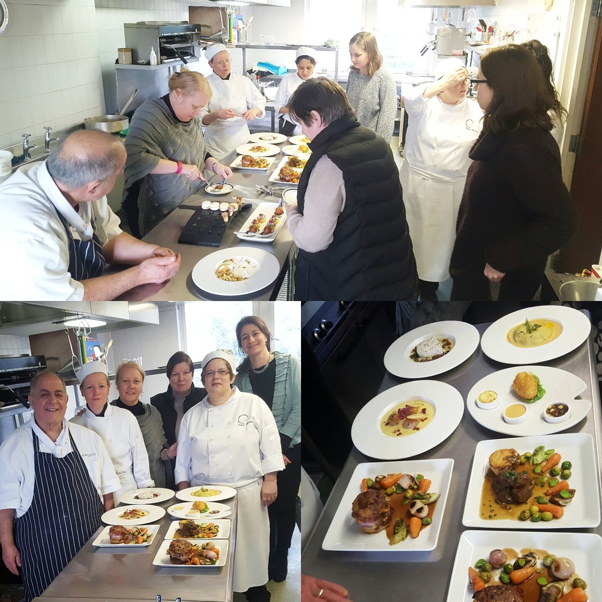 LakefieldTC's tweet photo. Preparing and choosing the menu for Patrons Dinner! Thanks chef Omero for your help #patronsevent @fstrinati500 @KDHenderson @lisaannclapham https://t.co/K87XT6ERW3