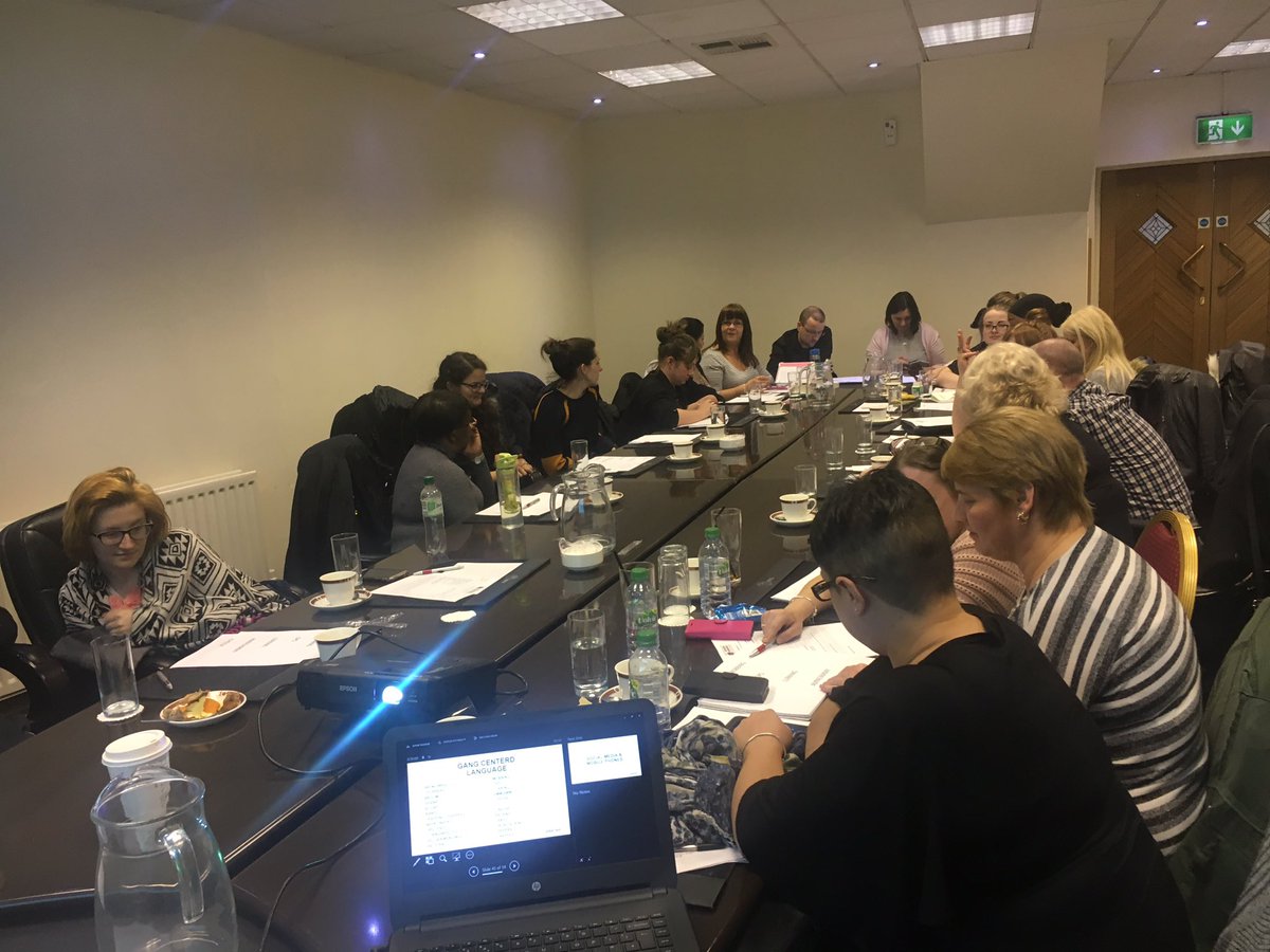 TSAProjectsUK's tweet photo. Another day for TSA delivering training on Gang Labelled Offending & Youth Violence. #TSAProjects #SupportingPractitioners #SupportYoungPpl https://t.co/csQcsZwm34