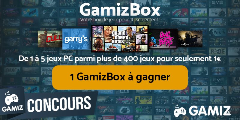GamizFr's tweet photo. Nouveau #Concours sur Gamiz : Une GamizBox à gagner !
https://t.co/akLJszp5hC https://t.co/2goMw4OclM