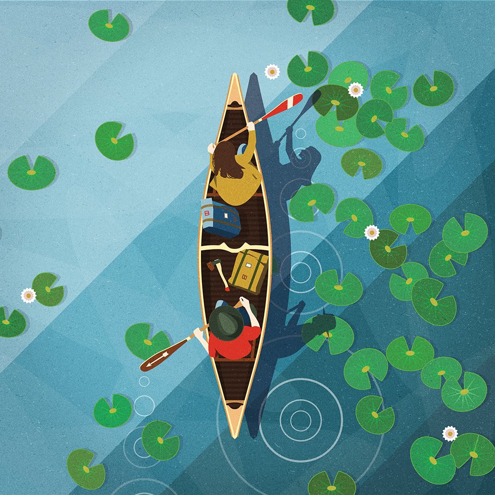 ArtworksIllos's tweet photo. This week's #theartworksimagefortheweek is by @d @DLillustrator -his lovely water scene has us longing for summer. #illustration #wanderlust https://t.co/vfarROrOdt