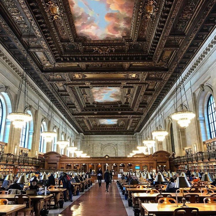 WJHotel's tweet image. Time to get back to work! Happy Monday everyone photo by @embnk #wjhotel #manhattan #nypl #nyc