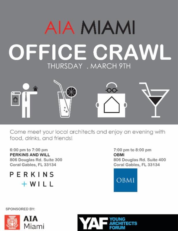 AIAMIAMI's tweet photo. Join us today for our #YAFMiami Office Crawl at 6pm! @perkinswill_MIA https://t.co/5yi9v6uf87 https://t.co/TjdjcMrulM