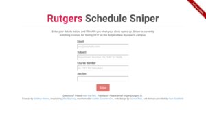 422Jj's tweet photo. At Rutgers, registering for classes can be hard. Course sniper helps let students know when closed classes open up. #dcim353a #txc17 https://t.co/xqd5wZnUWt