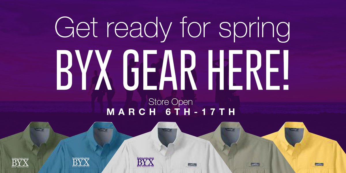 The BYX store is open! byxstore.com
