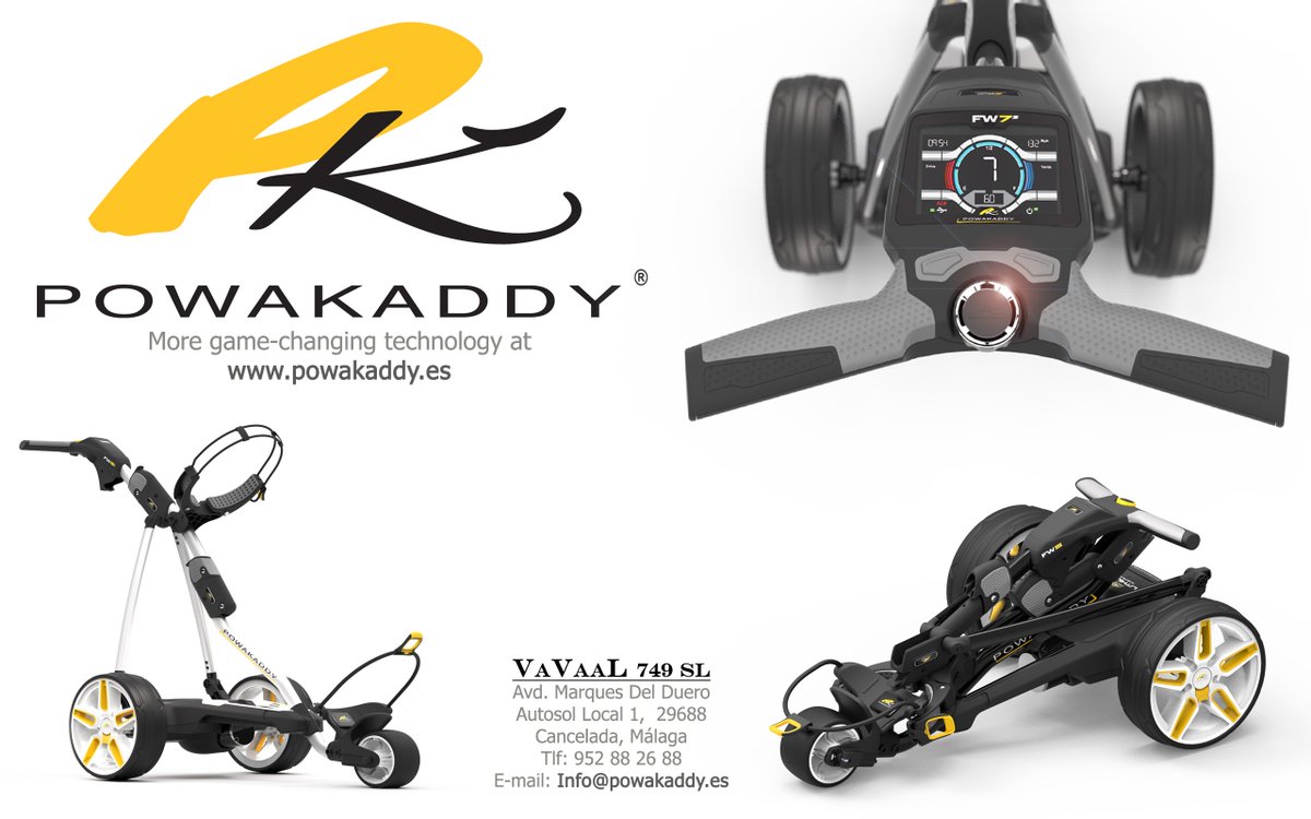 PowakaddyEsp's tweet photo. Póngase en contacto con nosotros para ver las novedades de este año ¡llegan los nuevos modelos FW5i y FW3i! 952 88 26 88. https://t.co/SLRhsPrBlz
