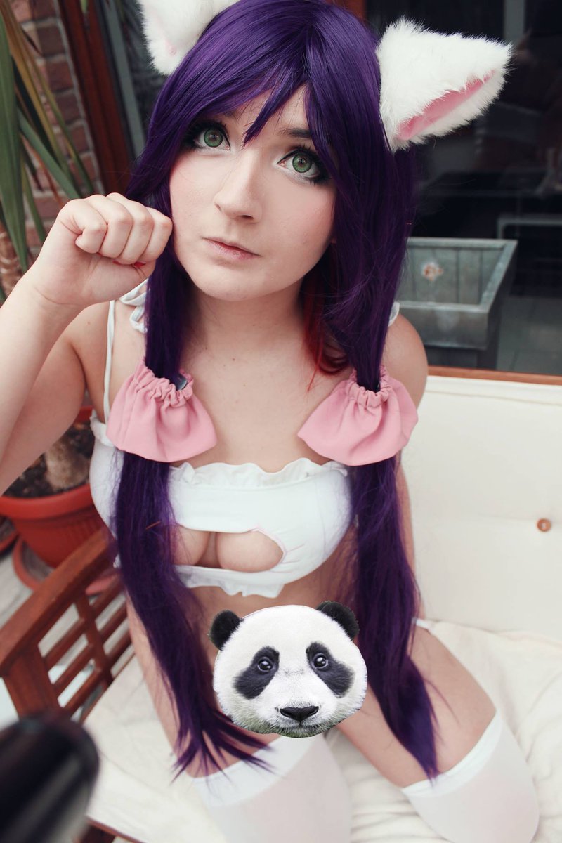BombomCosplay's tweet photo. Panda censor cause its cute and the panty is so smol x.x
Was to much for me on this pic. >_> xD

#Kittybikini #neko #cosplay #cosplaygirl https://t.co/wVFBLtscIU