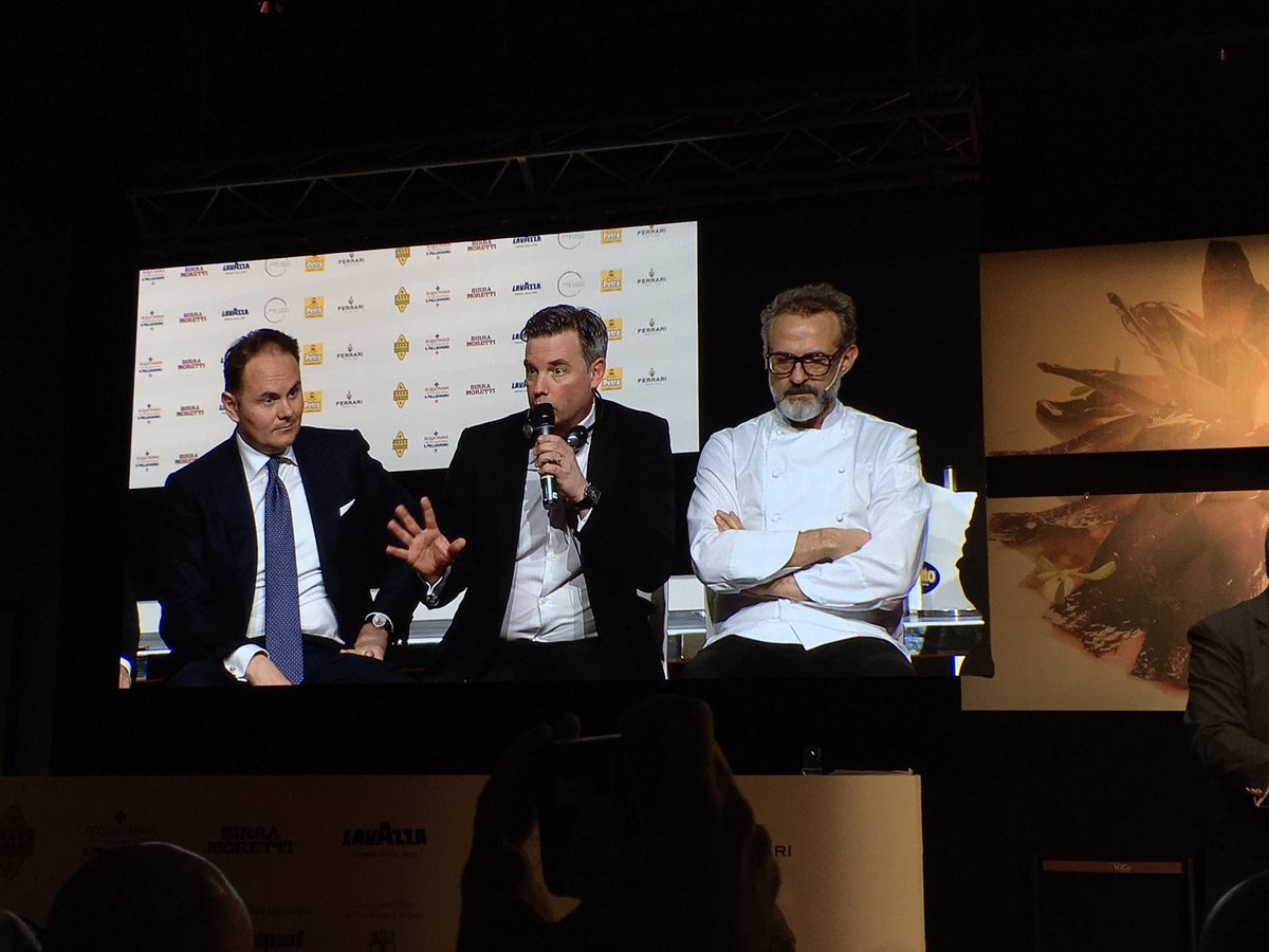 Andrea_Radic's tweet photo. "Una grande sala salva un piatto modesto, una cattiva sala distrugge un grande piatto" @massimobottura #dixit @noidisala @LunelliMatteo https://t.co/eldnDYOYaV