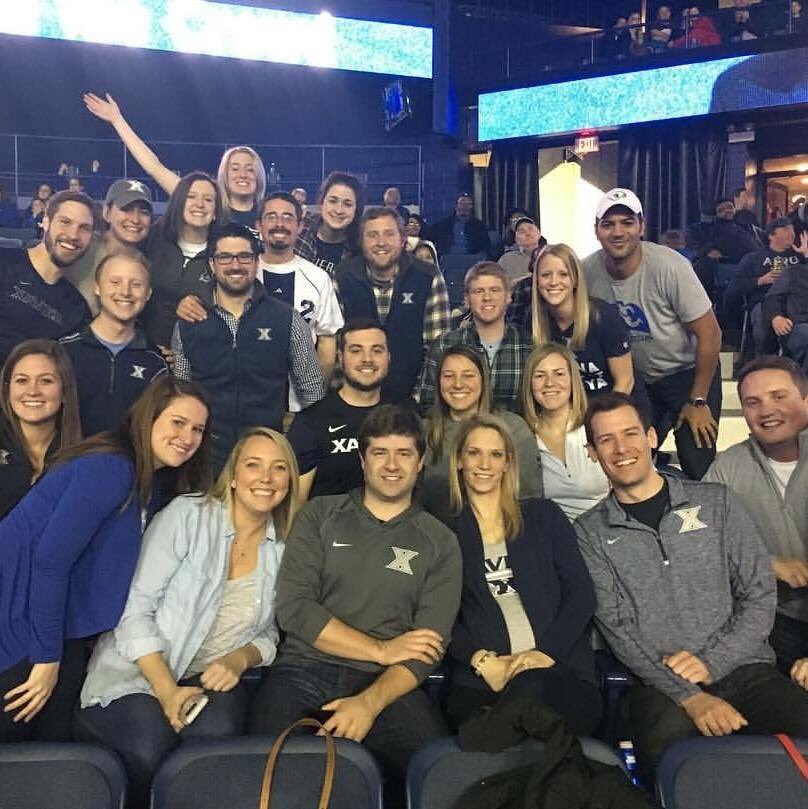 timmyruge's tweet photo. Hey @CoachChrisMack, did you you hear us at DePaul? #LetsGoX https://t.co/uoAOpPl6MD