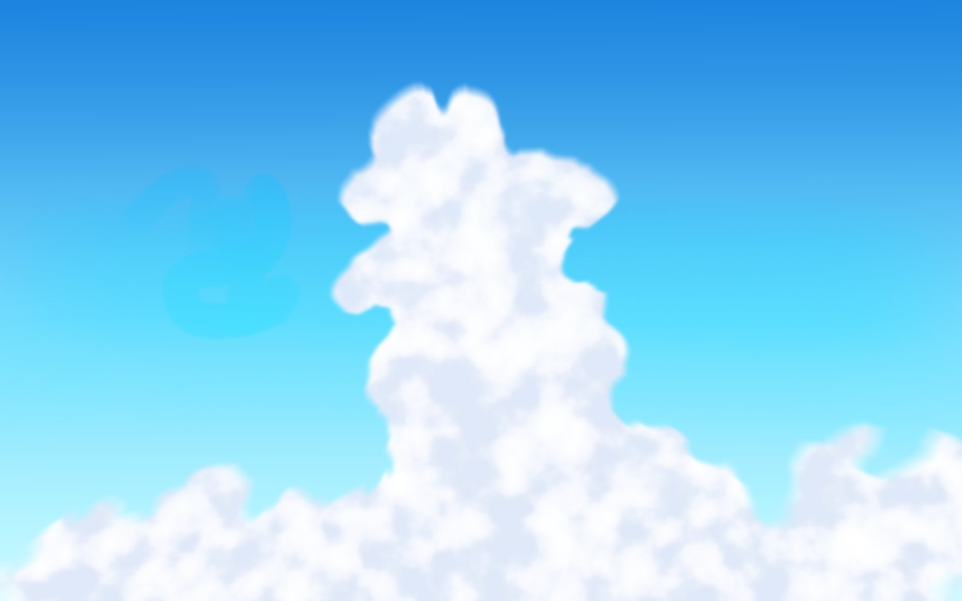 D Snow 雲その2 2 厚みとか影とかよく分からないからパーリンノイズでテクスチャ作ってグラデーションマップで色変えて最後に放射ぼかしでぼけーと 自分で描くよりもそれっぽいし 背景にちょろっと描くくらいならこれでいいんじゃないかな 適当