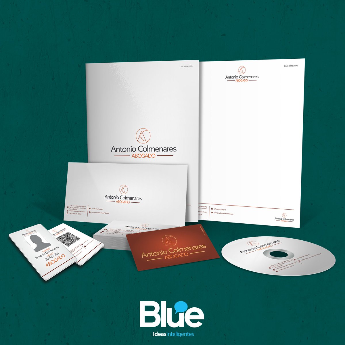 SomosBlue's tweet photo. Hoy les enseñamos la imagen corporativa del abogado @AntoniocVazquez que tuvimos el placer de diseñar ¿Qué les parece? #PortafolioBlue https://t.co/lP3PkLPtjV