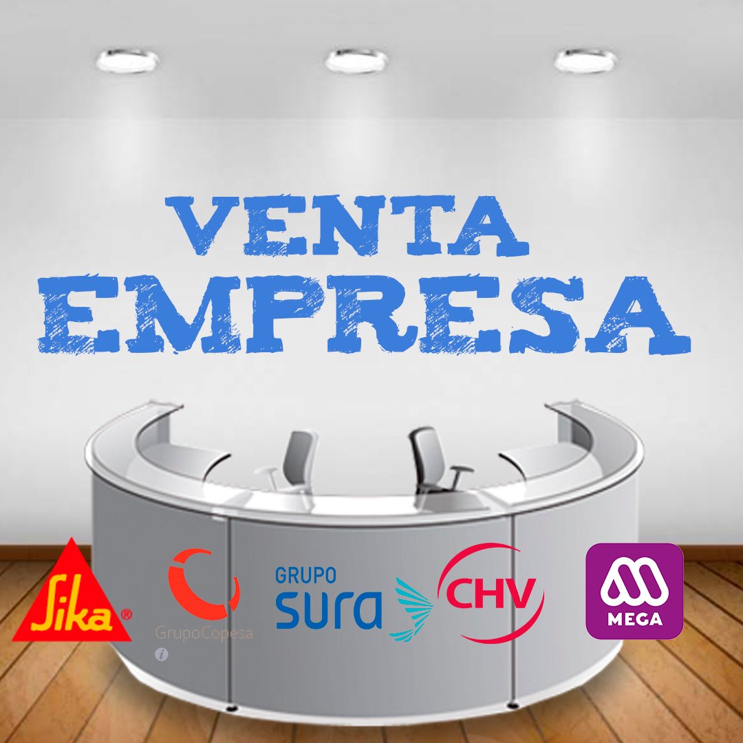 ¡Esta semana tenemos venta empresa! Grupo Copesa, Sika, Mega, Chilevision y grupo Sura esperan por nosotros..
